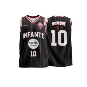 Camiseta de Juego negra AD Infante (Mondo)