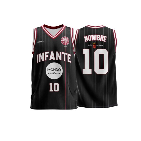Camiseta de Juego negra AD Infante (Mondo)