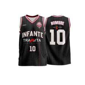 CAMISETA AD INFANTE NEGRA TRAMITA