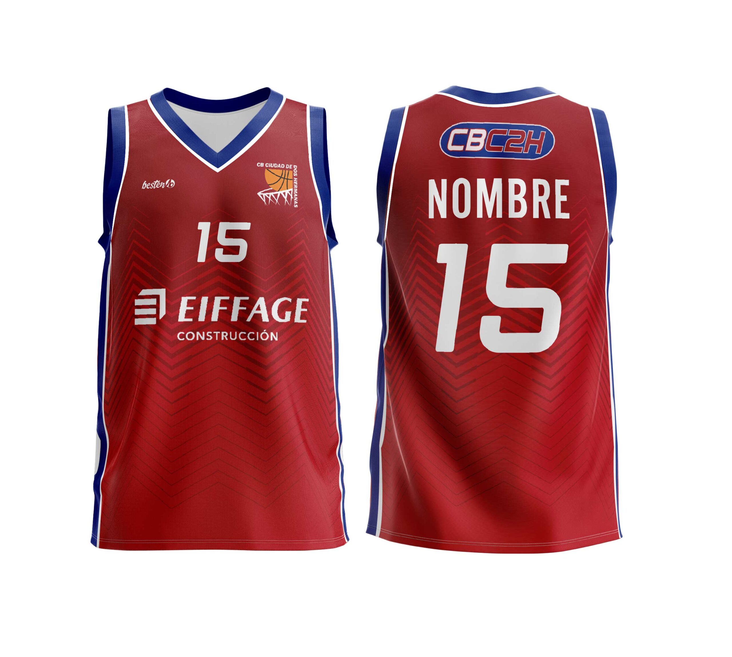 Camiseta de juego roja