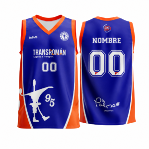 Camiseta de juego azul