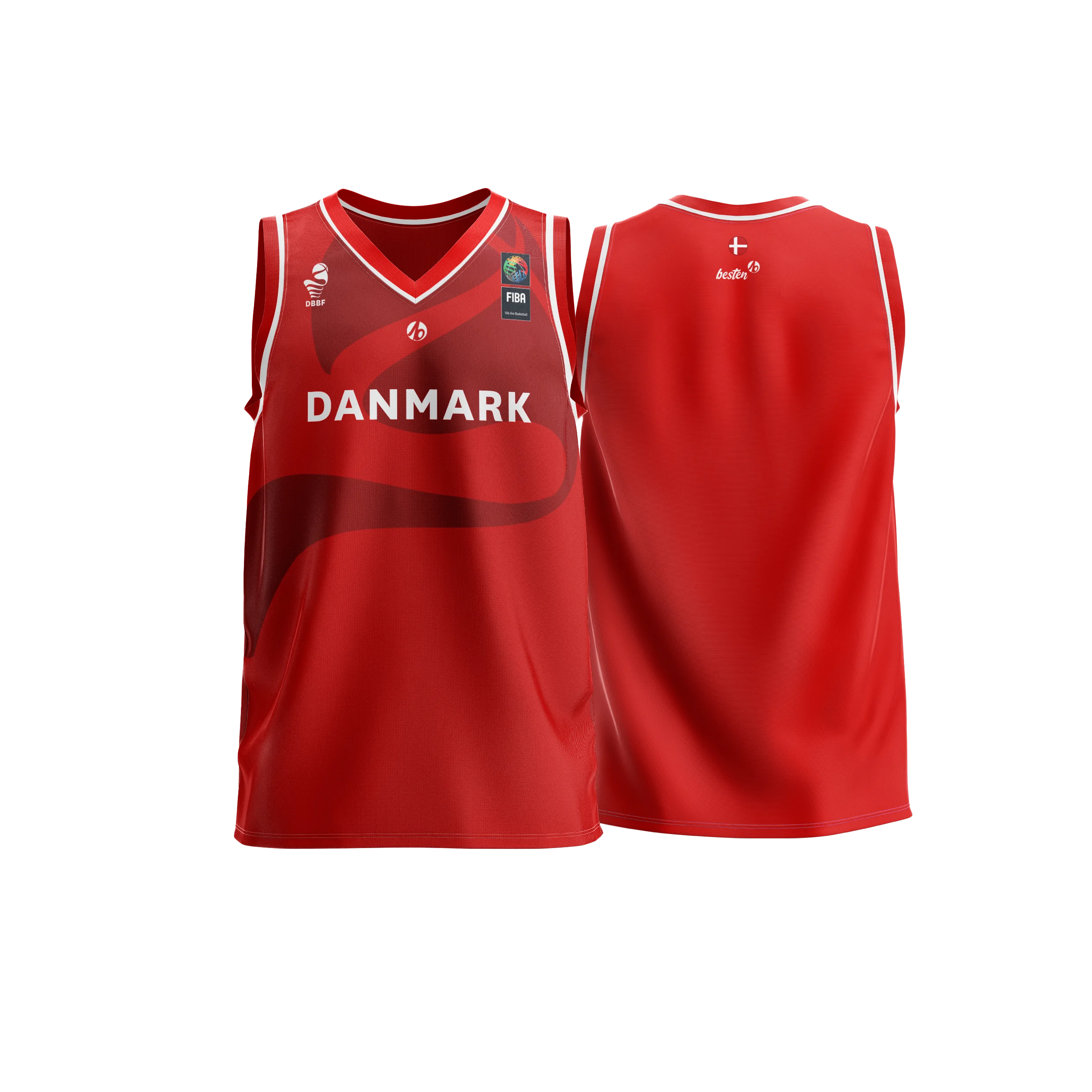 Dinamarca Merchandising camiseta baloncesto