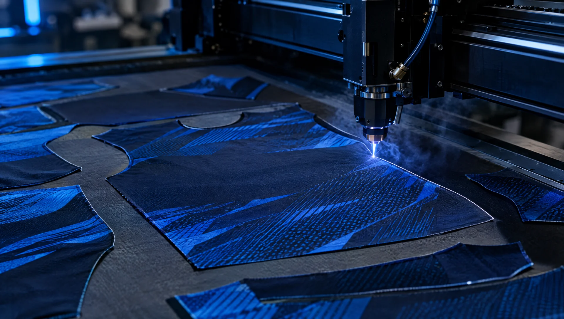 Corte láser de equipaciones en el taller de Besten10